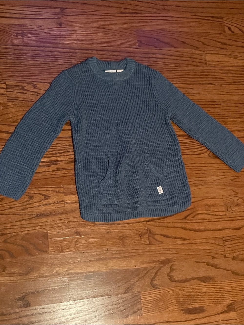 Zara Kids Crewneck Sweater - Teal Blue